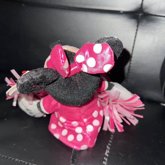 Disney TY Sparkle Beanie Buddies 8" - Minnie Mouse Cheerleader. New with tag. - Picture 4 of 7